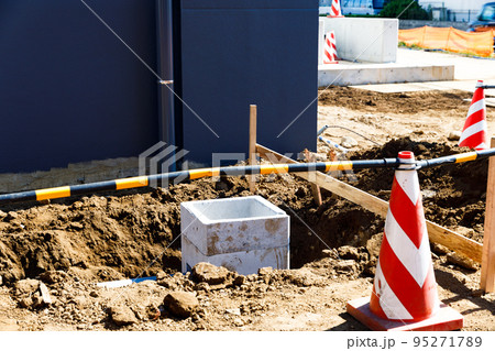 工場建設　雨水排水溝工事　 95271789