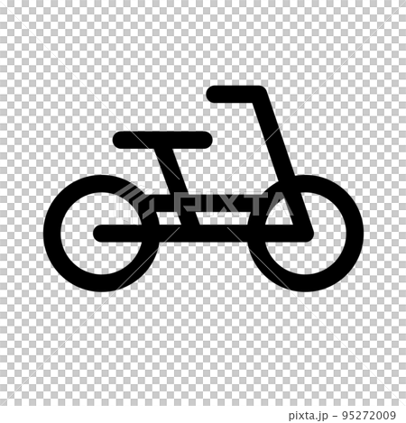 Small bicycle icon. Bicycle parking lot. vector. 95272009