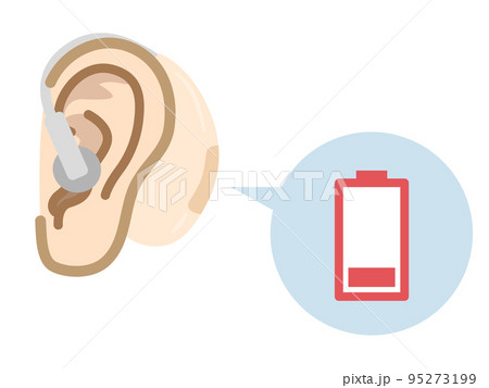 電池のない補聴器 95273199