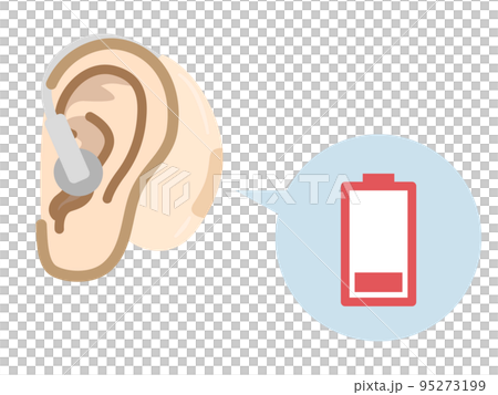 電池のない補聴器 95273199