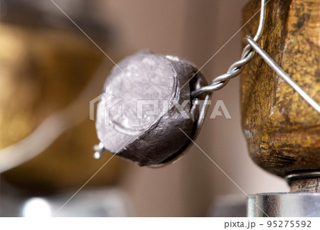 Sealing of transported goods. Safety and preservation of cargo during transportation in wagons and truck trailers, macro 95275592