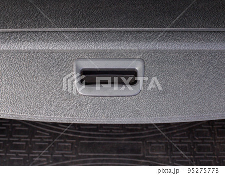 Black modern tailgate on the car, designer. Transport 95275773