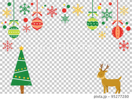 cute christmas frame material 95277280