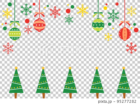 Christmas material summary - Stock Illustration [96355480] - PIXTA