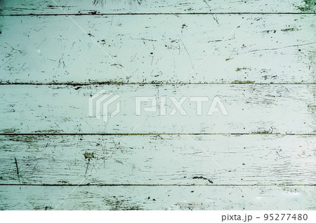 White wood for background, white wooden boards background, Top view of a wooden old table background, Background of old wooden wall 95277480