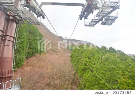 大涌谷の地獄のような風景 大涌谷の地獄のような風景 95278564