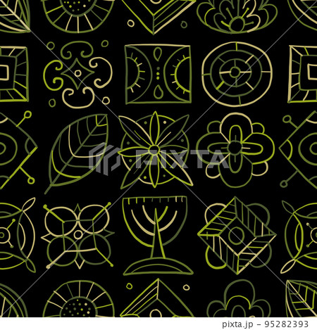 Talavera seamless pattern. Ethnic Background Talavera seamless pattern. Ethnic Background 95282393