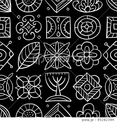 Talavera seamless pattern. Ethnic Background Talavera seamless pattern. Ethnic Background 95282394