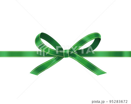 リボン飾り 水彩画風 リボン飾り 水彩画風 95283672