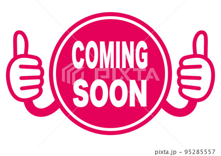 COMING SOON:英語のPOPアイコン(カミングスーン) COMING SOON:英語のPOPアイコン(カミングスーン) 95285557