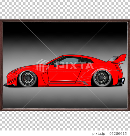 Sports car car car illustration background Sports car car car illustration background 95286615