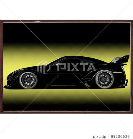 スポーツカー クルマ 車 イラスト 背景 スポーツカー クルマ 車 イラスト 背景 95286638