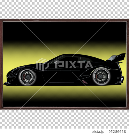スポーツカー クルマ 車 イラスト 背景 スポーツカー クルマ 車 イラスト 背景 95286638