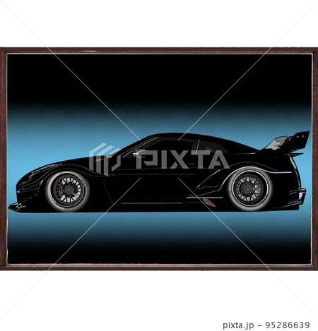 スポーツカー クルマ 車 イラスト 背景 スポーツカー クルマ 車 イラスト 背景 95286639