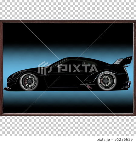 スポーツカー クルマ 車 イラスト 背景 スポーツカー クルマ 車 イラスト 背景 95286639