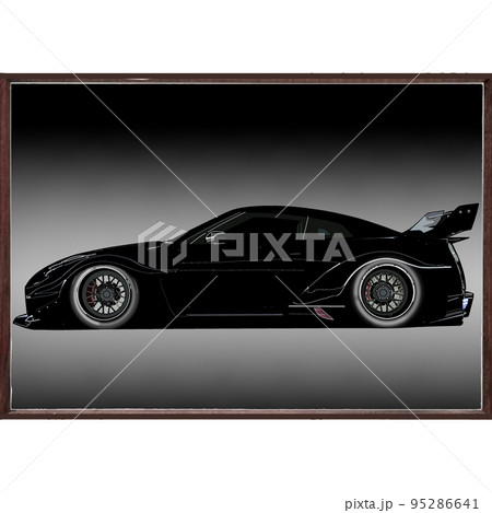 スポーツカー　クルマ　車　イラスト　背景 95286641