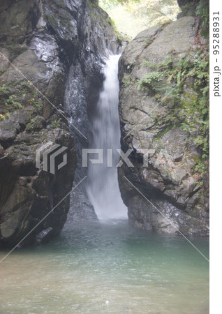 山梨の名瀑一之釜本滝（男滝） 95288931