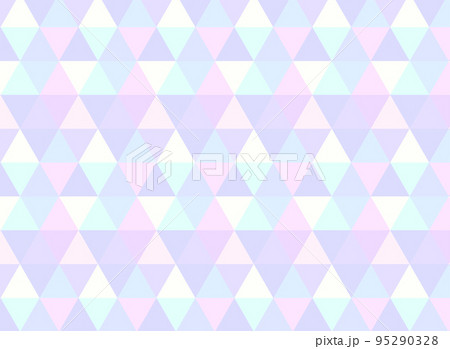 三角の幾何学模様のシームレスなパターン背景 95290328
