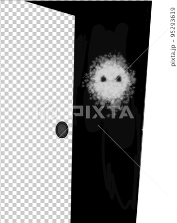 門單色插圖 (3) 95293619