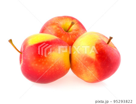 Jazz apples isolated on white background 95293822