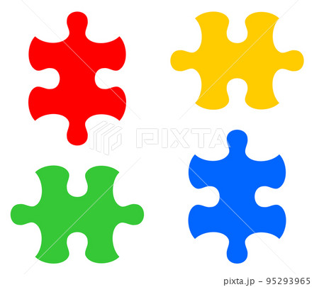 ジグソーパズルのイラスト素材 ジグソーパズルのイラスト素材 95293965