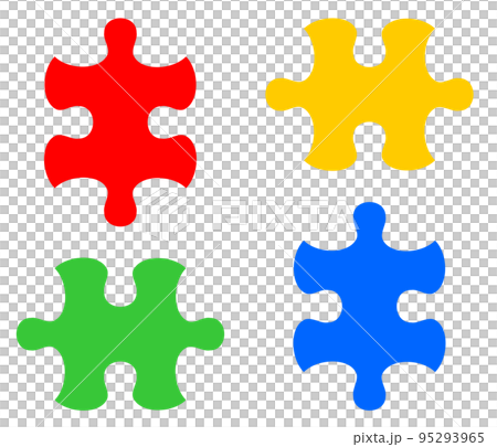 ジグソーパズルのイラスト素材 ジグソーパズルのイラスト素材 95293965