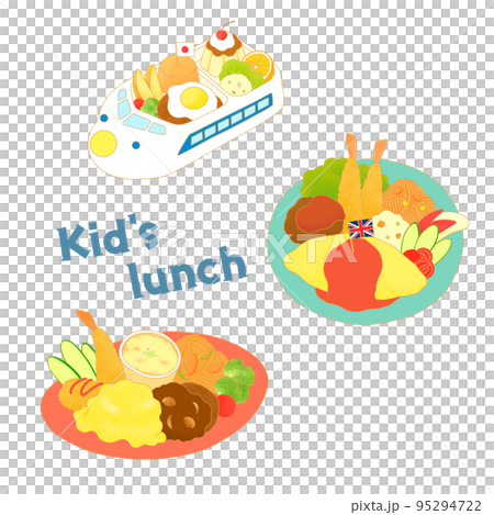 兒童午餐插圖集 兒童午餐插圖集 95294722