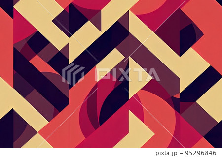 Covers with geometric pattern. Shapes with gradients composition Covers with geometric pattern. Shapes with gradients composition 95296846