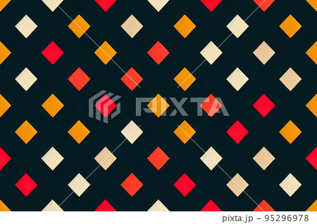 Abstract seamless geometric pattern.2d illustration 95296978