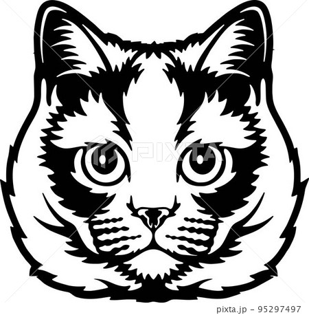 Cat icon (PFP) bushes - Stock Illustration [105927740] - PIXTA