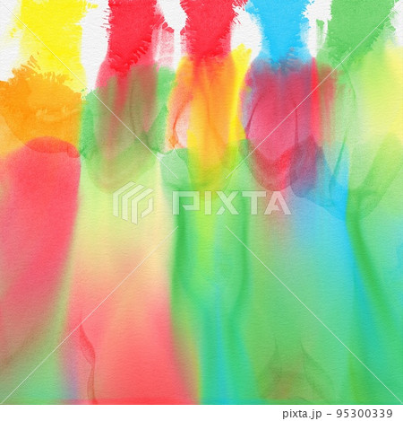 Watercolor background on paper. 95300339