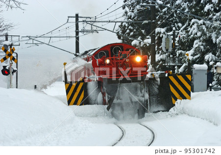 信越本線　関山ー妙高高原　JR東日本　DD53-2（長岡）　特殊排雪列車　特雪 95301742