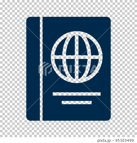 パスポートのアイコン。IDドキュメント。ベクター。 95303499