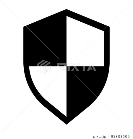 Firewall protect protection security shield icon Vector Image