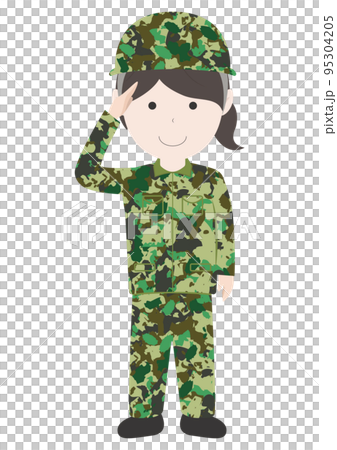 自衛官 自衛隊 女性 人物 95304205