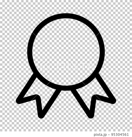 メダルアイコン。報酬や記念。特典。ベクター。 95304561