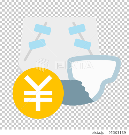オムツとお金 95305189