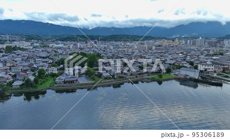 びわこ大橋堅田の街並み 95306189