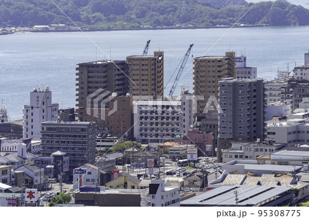 尾道の町並み　新浜周辺　広島県尾道市 95308775