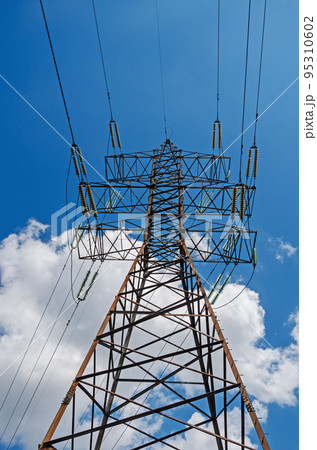 High voltage electrical transmission tower High voltage electrical transmission tower 95310602