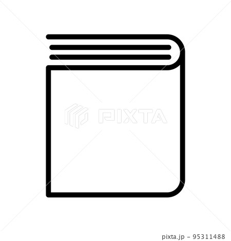 シンプルな本のアイコン。読書や教科書。ベクター。 シンプルな本のアイコン。読書や教科書。ベクター。 95311488