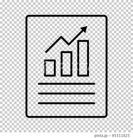 統計圖標。條形圖和數據。向量。 統計圖標。條形圖和數據。向量。 95311825