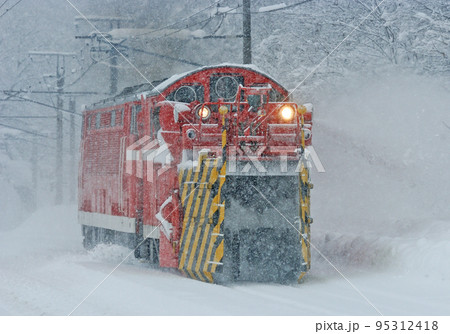 信越本線　妙高高原ー黒姫　JR東日本　DD53-2（長岡）　特殊排雪列車　特雪 95312418