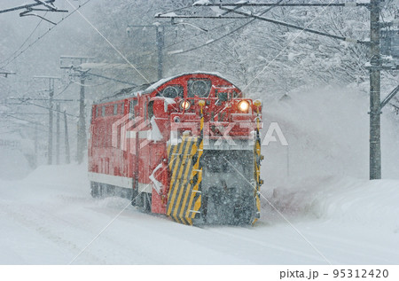 信越本線　妙高高原ー黒姫　JR東日本　DD53-2（長岡）　特殊排雪列車　特雪 95312420