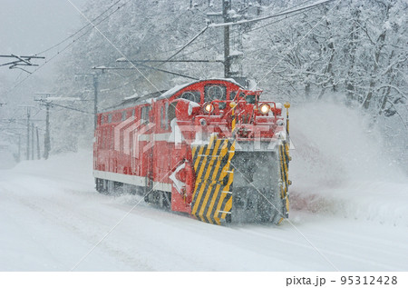 信越本線　妙高高原ー黒姫　JR東日本　DD53-2（長岡）　特殊排雪列車　特雪 95312428