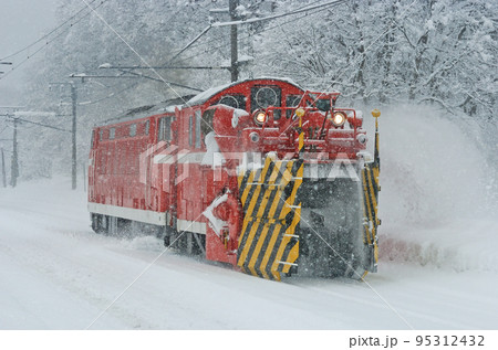 信越本線　妙高高原ー黒姫　JR東日本　DD53-2（長岡）　特殊排雪列車　特雪 95312432