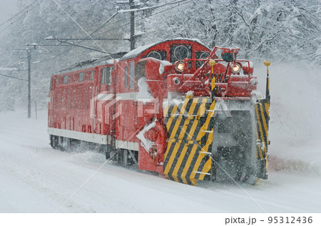 信越本線　妙高高原ー黒姫　JR東日本　DD53-2（長岡）　特殊排雪列車　特雪 95312436