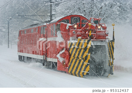 信越本線　妙高高原ー黒姫　JR東日本　DD53-2（長岡）　特殊排雪列車　特雪 95312437