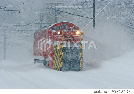 信越本線　妙高高原ー黒姫　JR東日本　DD53-2（長岡）　特殊排雪列車　特雪 95312438