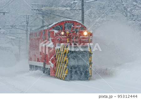 信越本線　妙高高原ー黒姫　JR東日本　DD53-2（長岡）　特殊排雪列車　特雪 95312444
